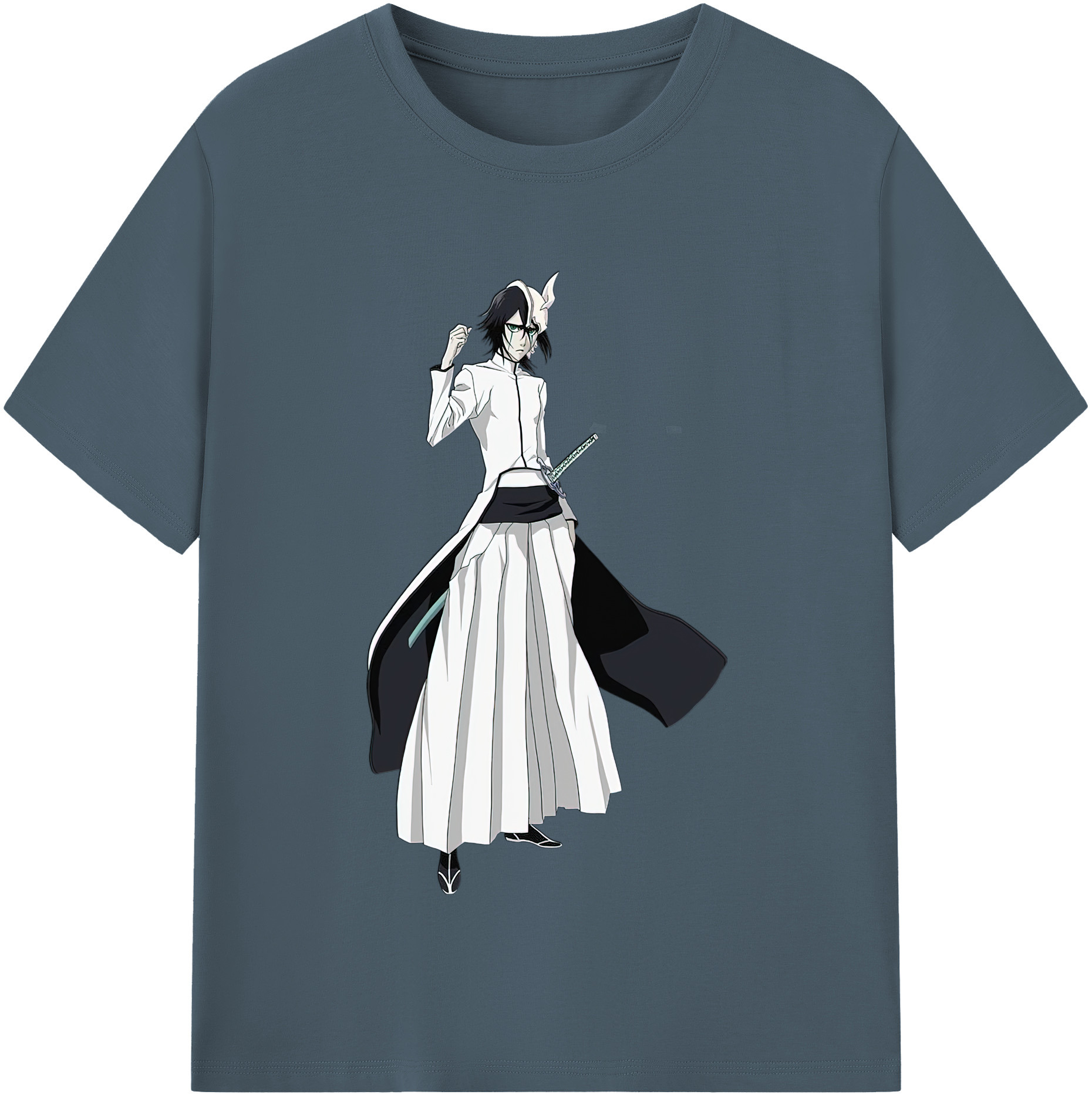 （画像用） ブリーチ ウルキオラ·シファー BLEACH Ulquiorra cifer 綿100％半袖Tシャツ（フロントプリント）